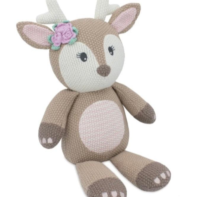 Knitted Toy - Ava The Fawn