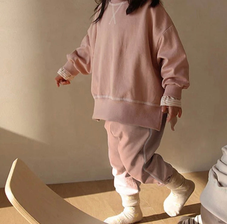 Tracksuit Set - Coral