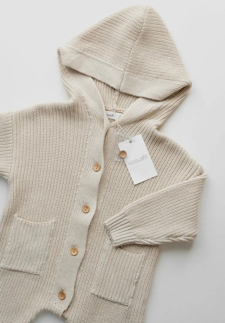 Sandshell Hooded Knit Playsuit
