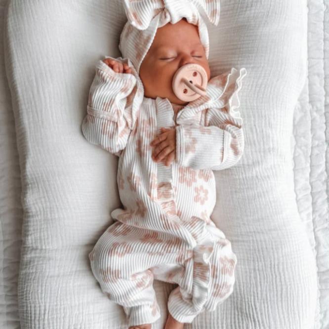 Minni Floral Ruffle Romper - 1 left 6-12months