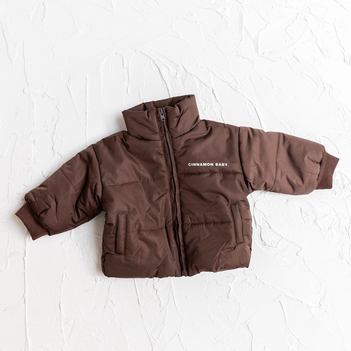 Puffer Jacket - Chocolate - 3-6months