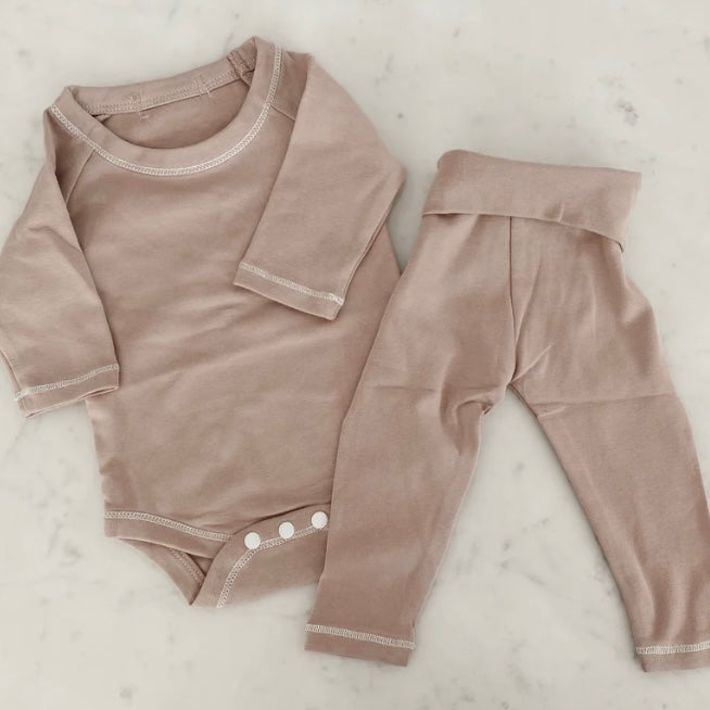 Organic Cotton Set - Taupe