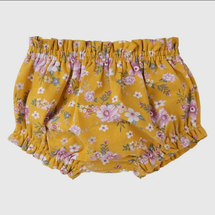 Millie Floral Headband- Honey Gold