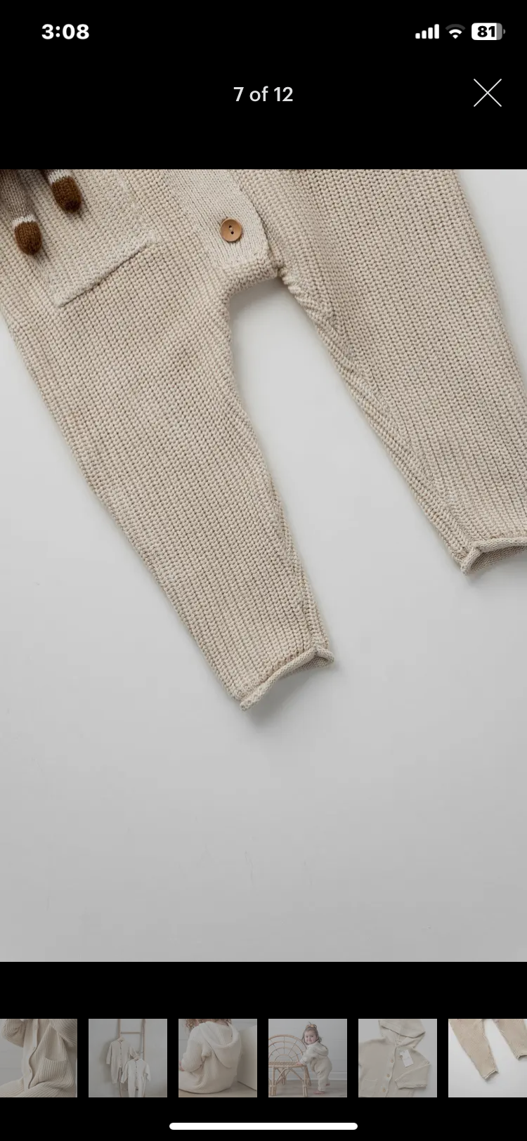 Sandshell Hooded Knit Playsuit