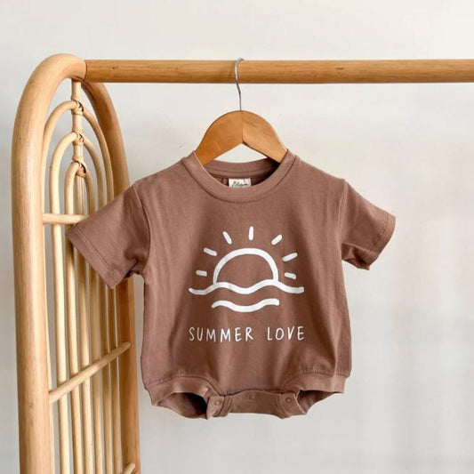 Slouch Romper - Chocolate ''Summer Love"