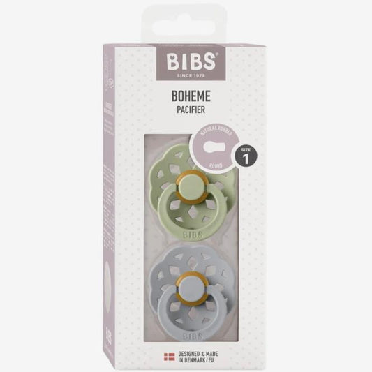 Bibs  Boheme S1  2Pack  - Sage/Cloud
