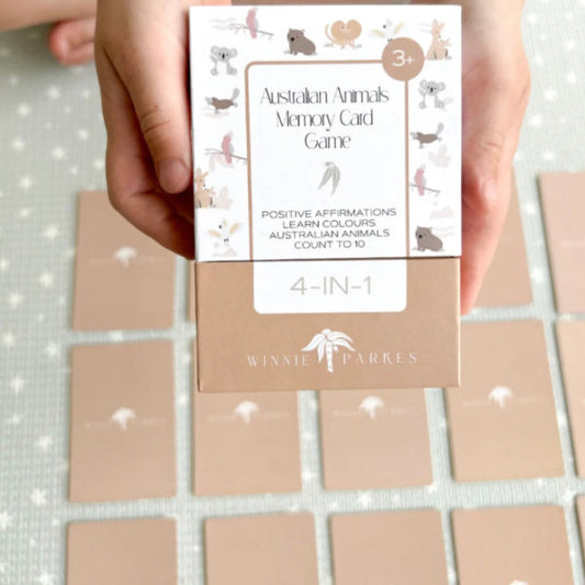 Australian Animals Memory Card Game