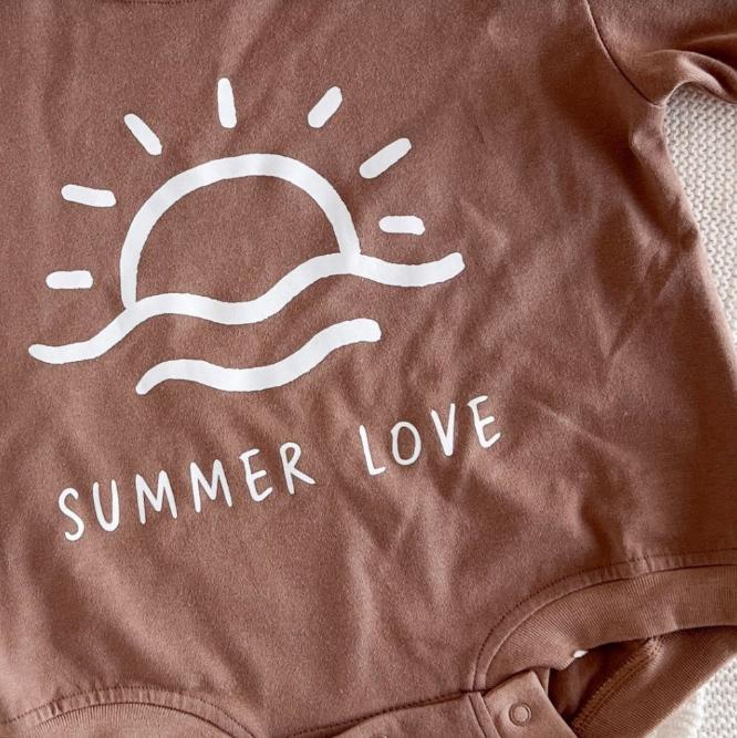 Slouch Romper - Chocolate ''Summer Love"