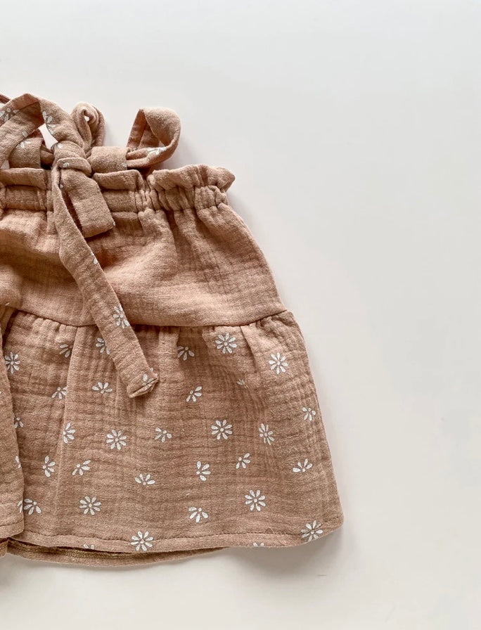 Muslin Top/Dress -Daisy Nude