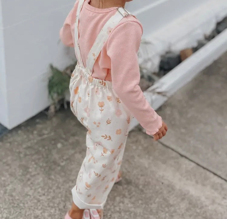 Floral Overalls