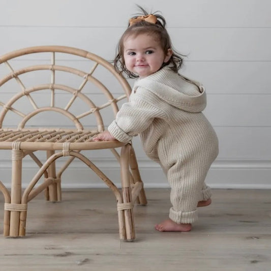 Sandshell Hooded Knit Playsuit