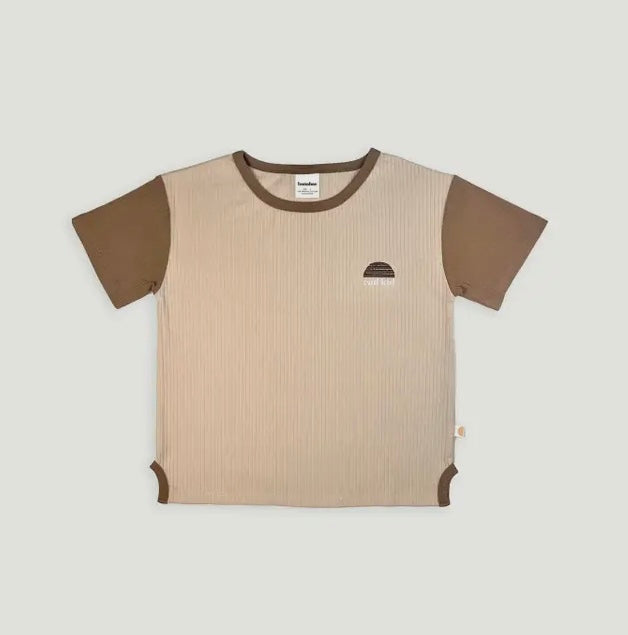 Babyccino Splice Organic Rib Twinset